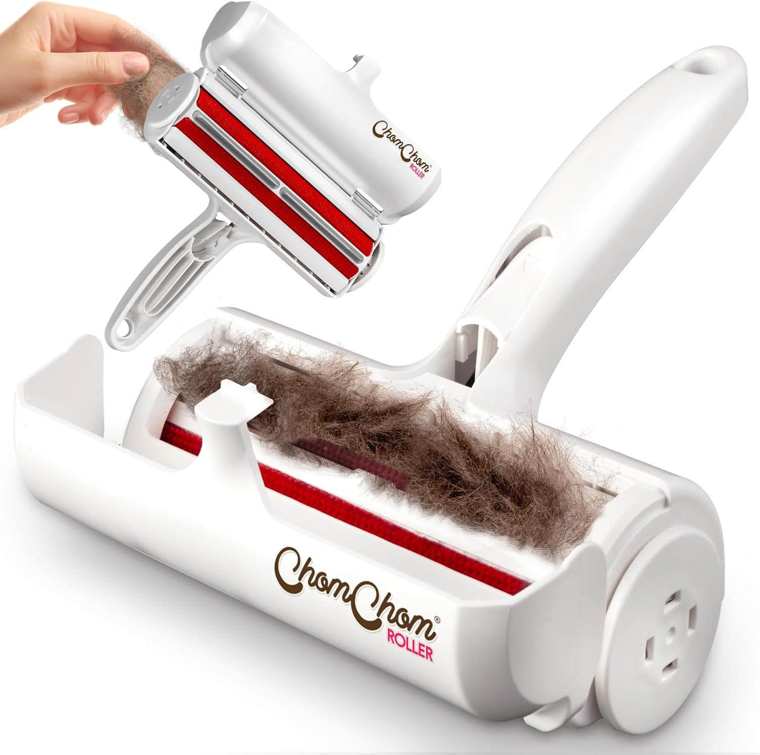 ChomChom Roller Pet Hair Remover – Reusable Lint Roller – Multi-Surface Fur Removal Tool